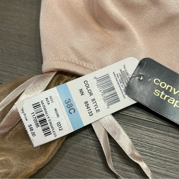 NWT! Wacoal 854133 Convertible Strapless Bra - Picture 3 of 8